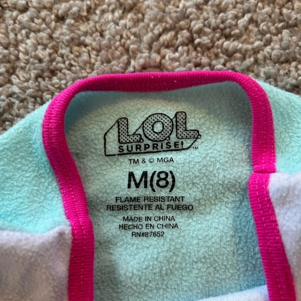 LOL Surprise Blue & Pink Girls PJ Set  Size 8